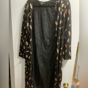 Black and Gold Duster (worn once)